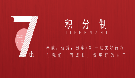 積分制7周年！來(lái)看看有哪些你想要的！